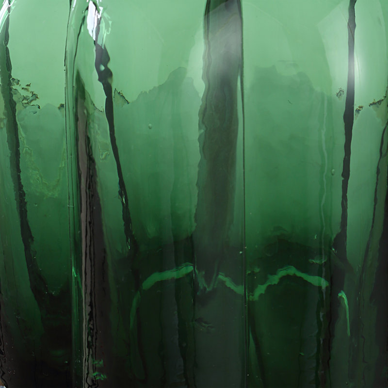 Vesel Green Glass Buffet Lamp