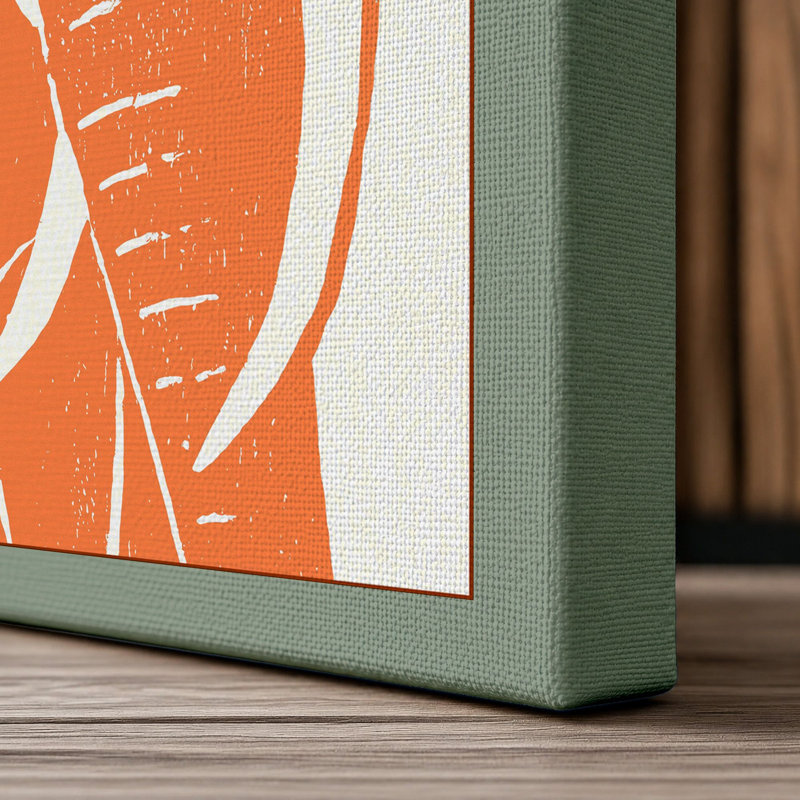 Elephant Mother And Calf Boho - Print, 30x20 - 76.2 x 50.8 cm, Sage Border