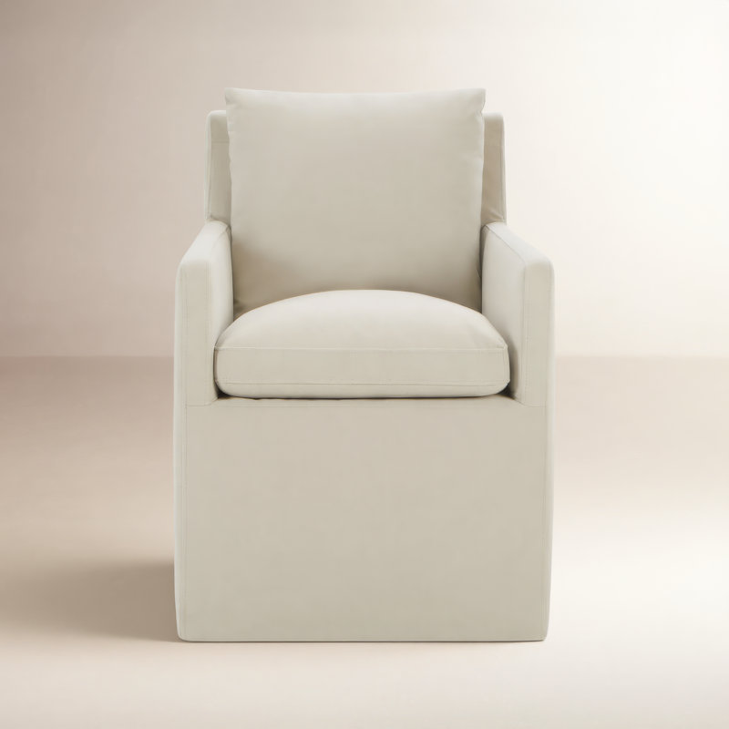 Alayaa Upholstered Armchair, Bella Beach Performance Velvet