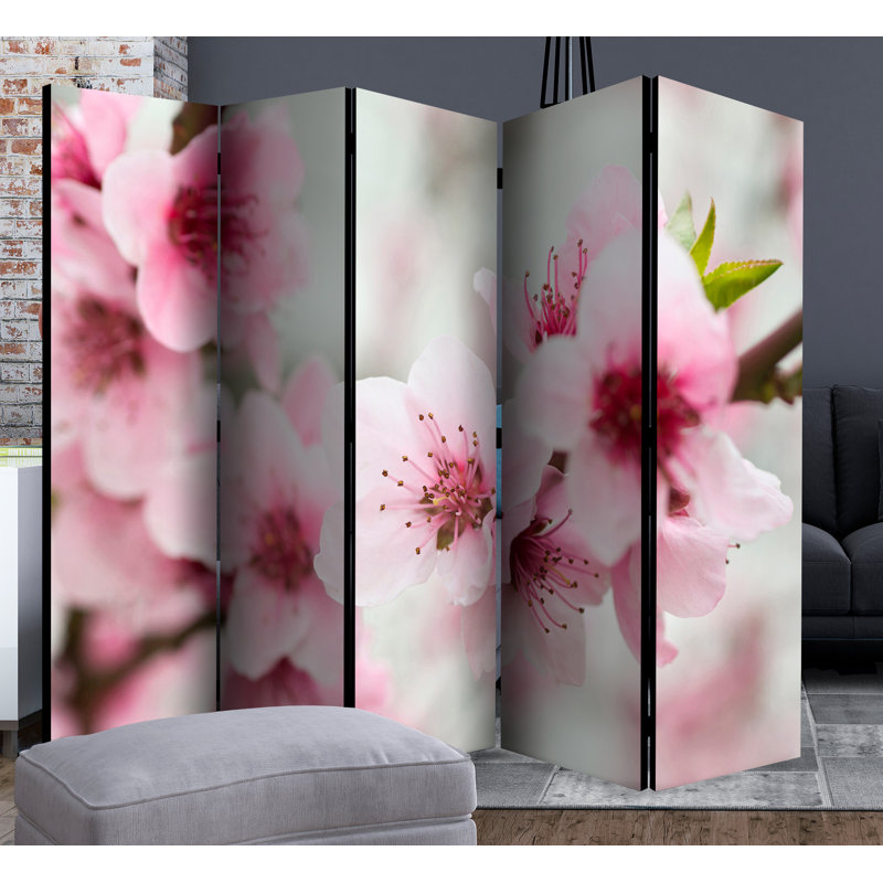 Movses 172cm H Folding Room Divider, 5