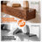 70.9" Long Floating Shelve for Wall, Solid Wood Wall Shelf with Hand-Carved Herringbone Design