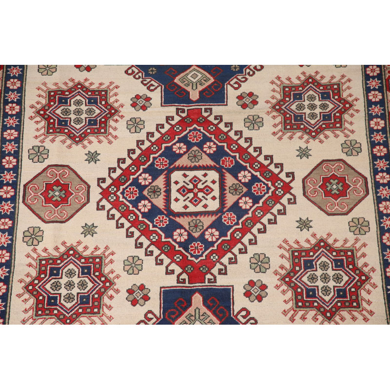 Tapis oriental ivoire Kazak