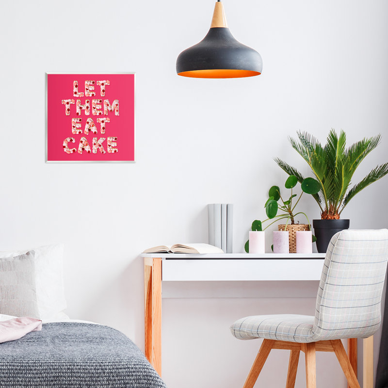 Let Them Eat Cake Wall Plaque, design by LISH Creative