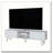 White Hairpin Leg TV Rack