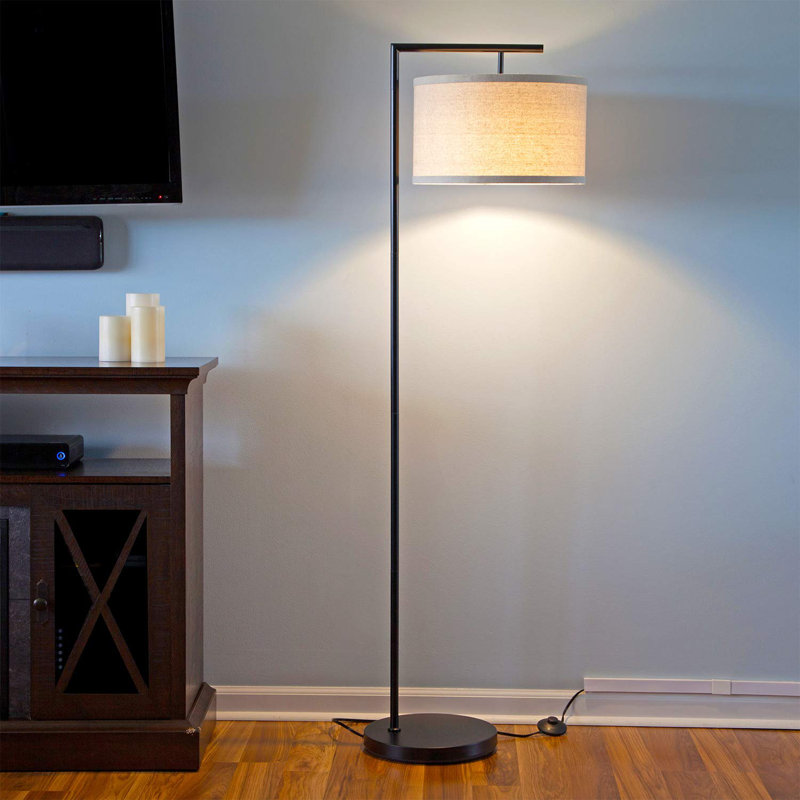 Lenu 60'' Traditional Floor Lamp, Black
