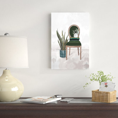 " Green Fashion Chair " Painting Print