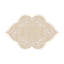 Tapis beige en polyester tissé à la machine Novelty Strouse-910608392