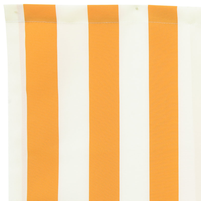 House of Hampton Patio Awning, 1000 cm W x 160 cm D, Yellow/White Striped
