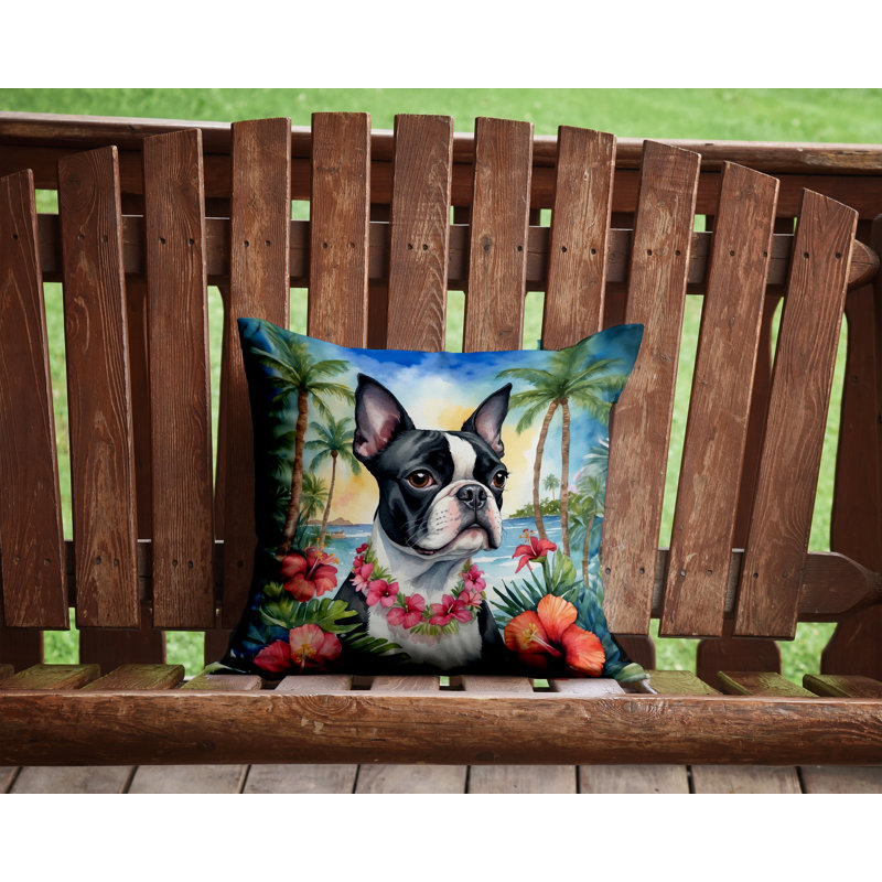 Outdoor Throw Pillow, 14"H x 14"W