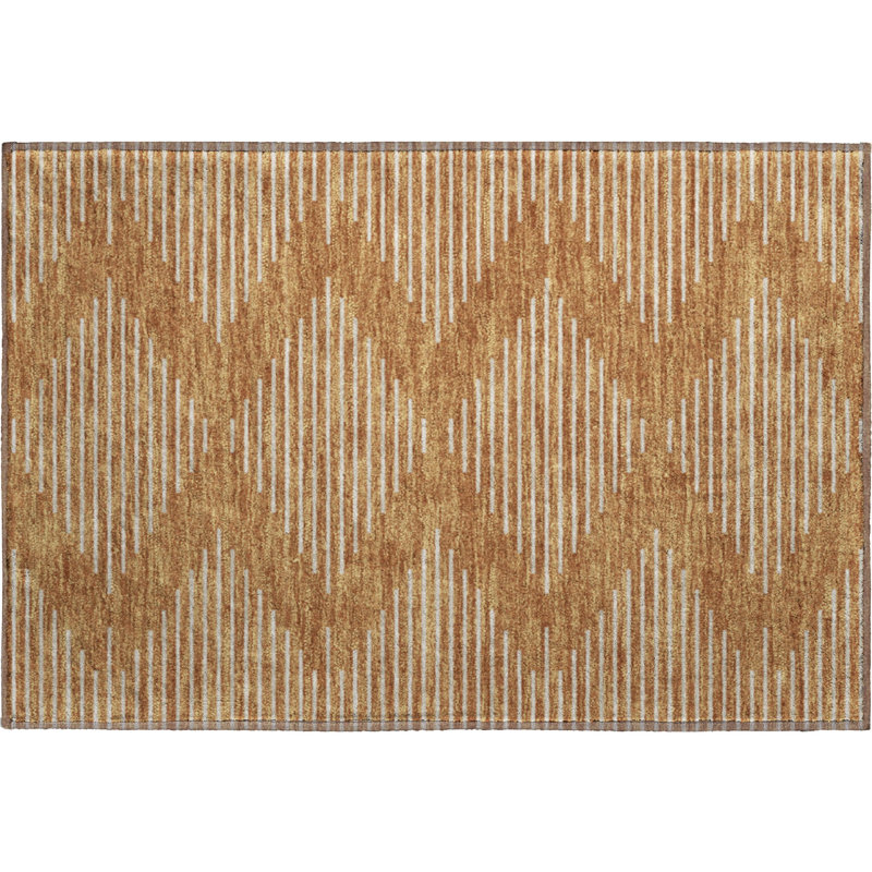 Premium Machine Washable Colmenero AMF1016 Geometric Rug, Rectangle 1'8" x 2'6"
