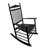 Black Balcony Porch Rocking Chair For Adults - Outdoor Rocker-447075367