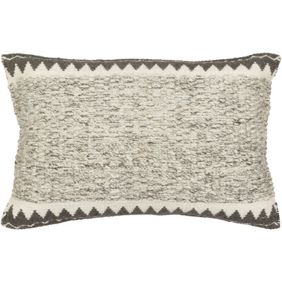 Doralia Embroidered Lumbar Throw Pillow