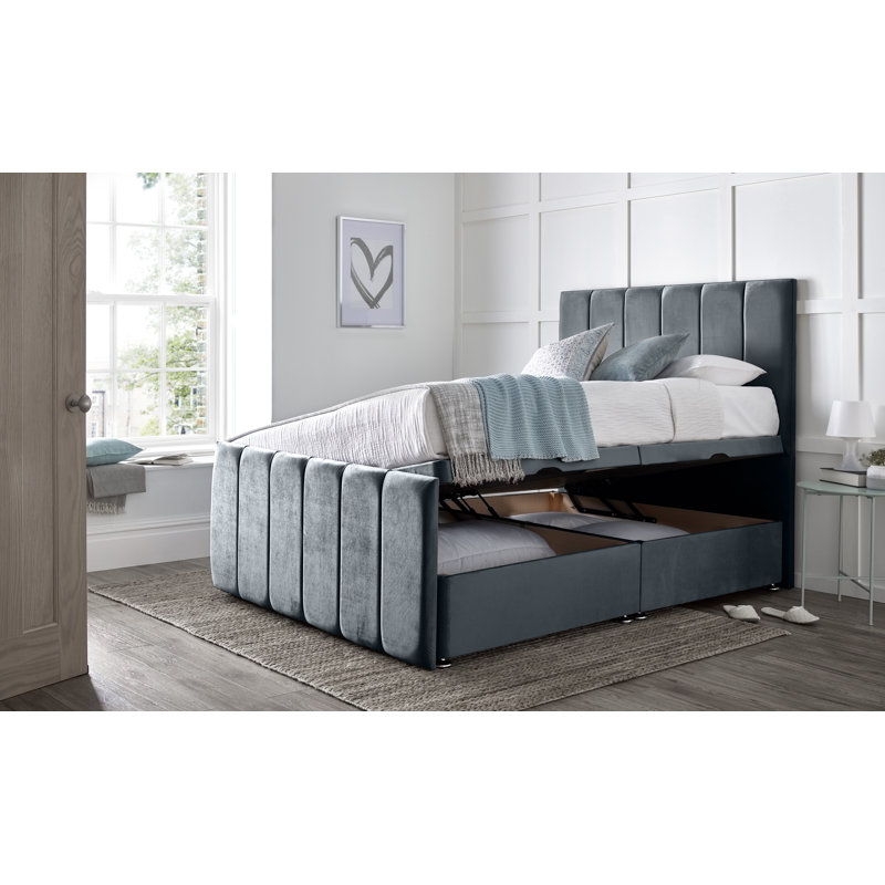 Divan Bed Barbados, Kingsize (5'6), Steel
