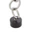 Ensemble 2 pièces de porte-bougie de table en acier inoxydable