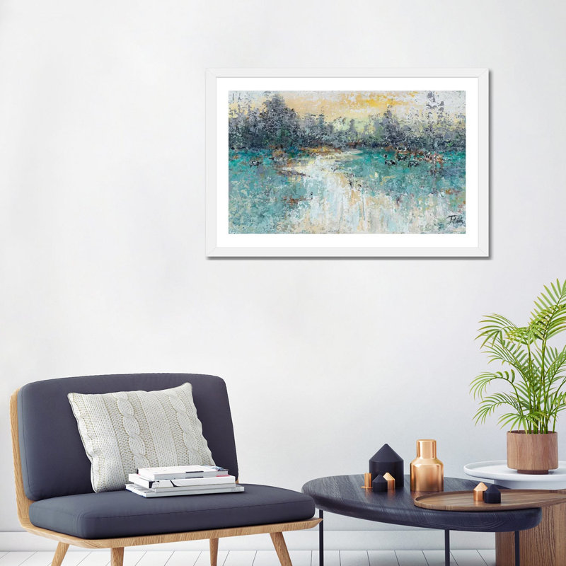 «Wild Fields» par Patricia Pinto - reproduction d'art sur toile, Blanc, H 32 po x l 24 po x P 1 po, Papier encadré blanc