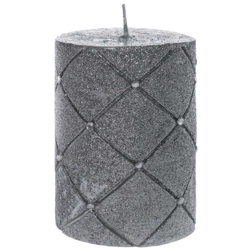 Pillar Candle, 10cm H x 7cm W x 7cm D