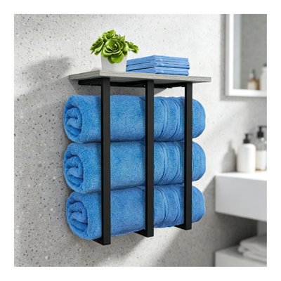 34 cm L Iron Towel Rack