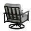 Holland Cushioned Lounge Swivel Rocker w/One Accent Pillow