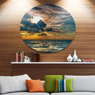 «Risa Sun Break over Blue Ocean», photographie