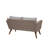 Elbeni Rattan 4 - Person Seating Group with Cushions