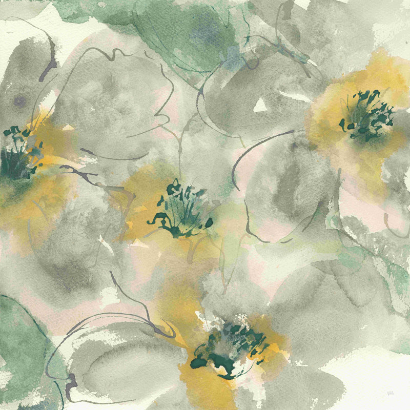 " Silver Quince II " Painting Print, 36" H x 36" W