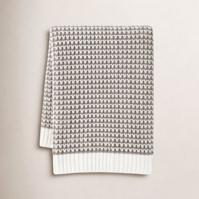 Jeté tricoté chic et doux Keil