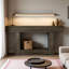 Table de couloir à 2 niveaux, table de canapé, table console-1135357980