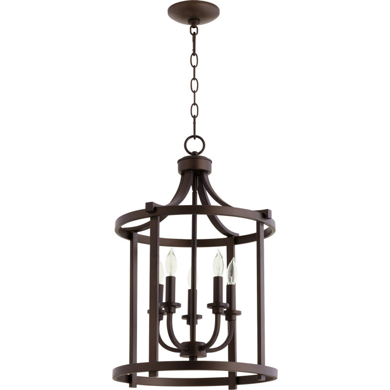 Lukka 5 - Light Lantern Pendant, Oiled Bronze