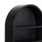 Minx Oval Solid Mango Wood Accent Wall Shelf-160978604