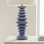 Ensemble de 2 lampes de table Coastal Blue