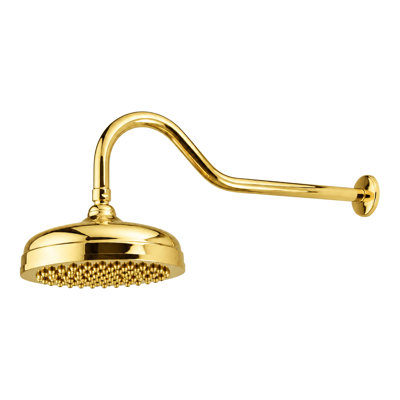 Gooseneck Showerhead 8" Diameter with 2.5 GPM