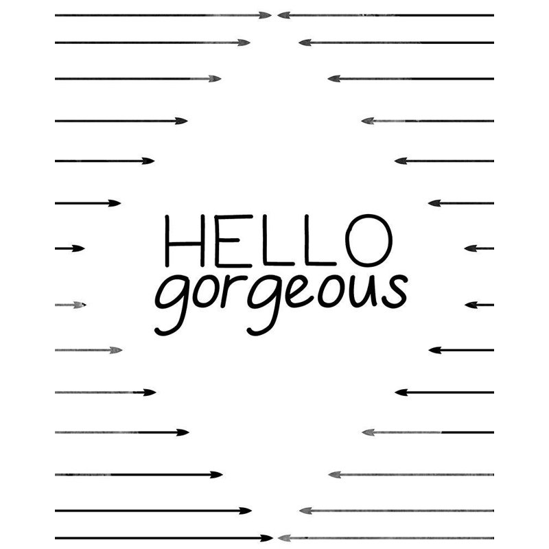 Art sur toile tendue par Trinx CAD Designs Gallery: Hello Gorgeous, H 44 po x l 36 po
