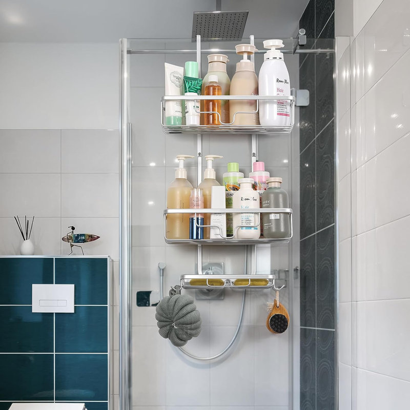 Lyvette Shower Caddy, Silver