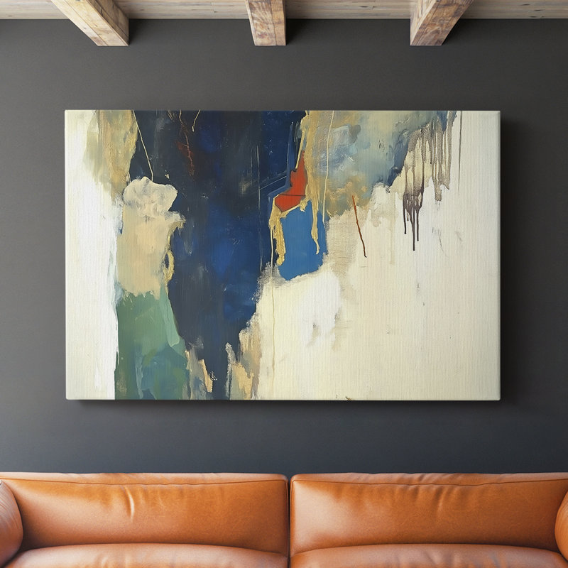 Paysage abstrait, série XVIII, H 12 po x l 18 po