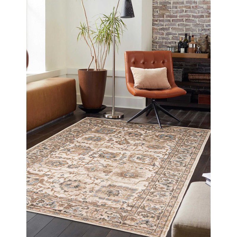 Tapis ivoire Tuscany, Rectangulaire 8 pi x 10 pi