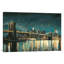 «Bright City Lights II (Teal)» par James Wiens - reproduction sur toile tendue sur châssis-18775346-74283126-74283127