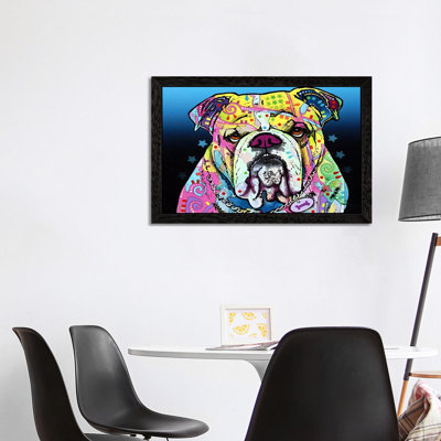 The Bulldog by Dean Russo - Print on Canvas