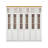 Demetricia 223cm H x 222cm W Library Bookcase-163485227