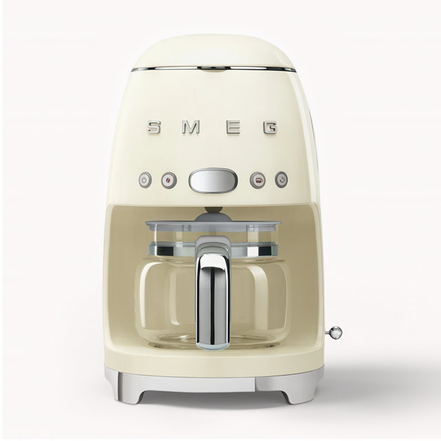 Red SMEG coffee maker