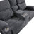 75.6'' Wide Modern And Overstuffed Soft Power Reclining Loveseat Sofa With Center Console