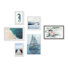 Mccrea «An Aqua Life Hexaptych», ensemble de 6 reproductions d'aquarelles sur toiles tendues