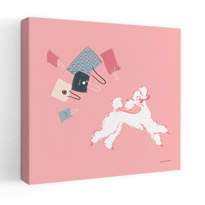 Art contemporain abstrait caniche