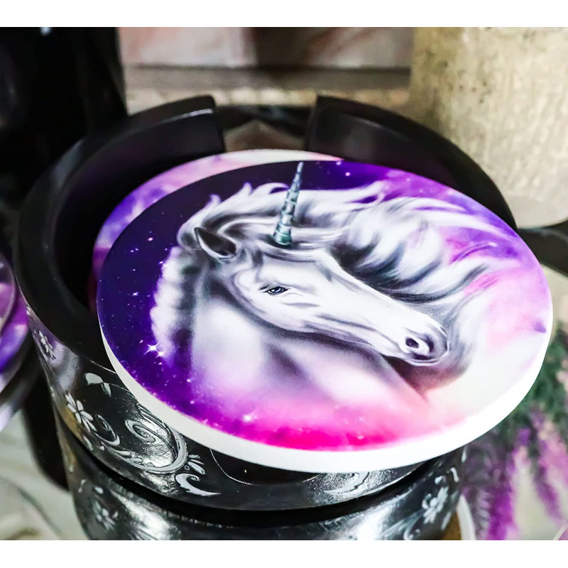 Sous-verre licorne