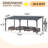 Hardtop Gazebo With Galvanized Steel Sloping Roof-124065815