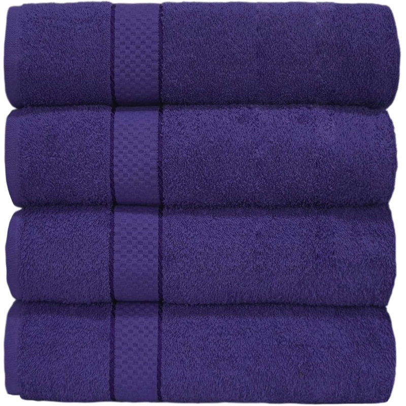 100% Cotton Bath Sheet, Purple