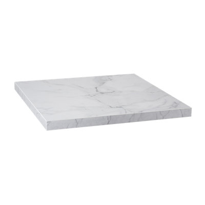 30"x72" White Granite Print Laminate Table Top, 1 1/2'' Thick