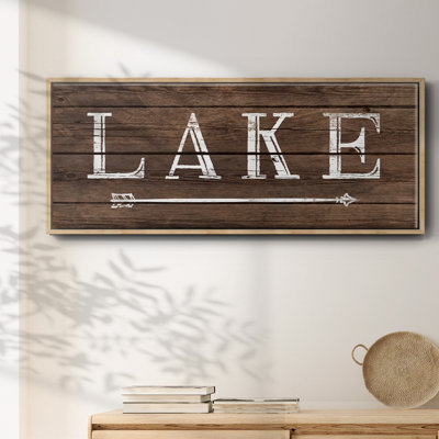 To the Lake - Toile encadrée
