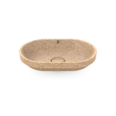 Woodio Soft60 15.748'' Wood Oval Bathroom Sink