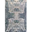 Flight Damask Area Rug in Blue/Taupe/Silver-427405290