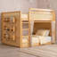 Lit superposé avec tablette de rangement, rideaux et guirlande lumineuse-1909153784-1909153787